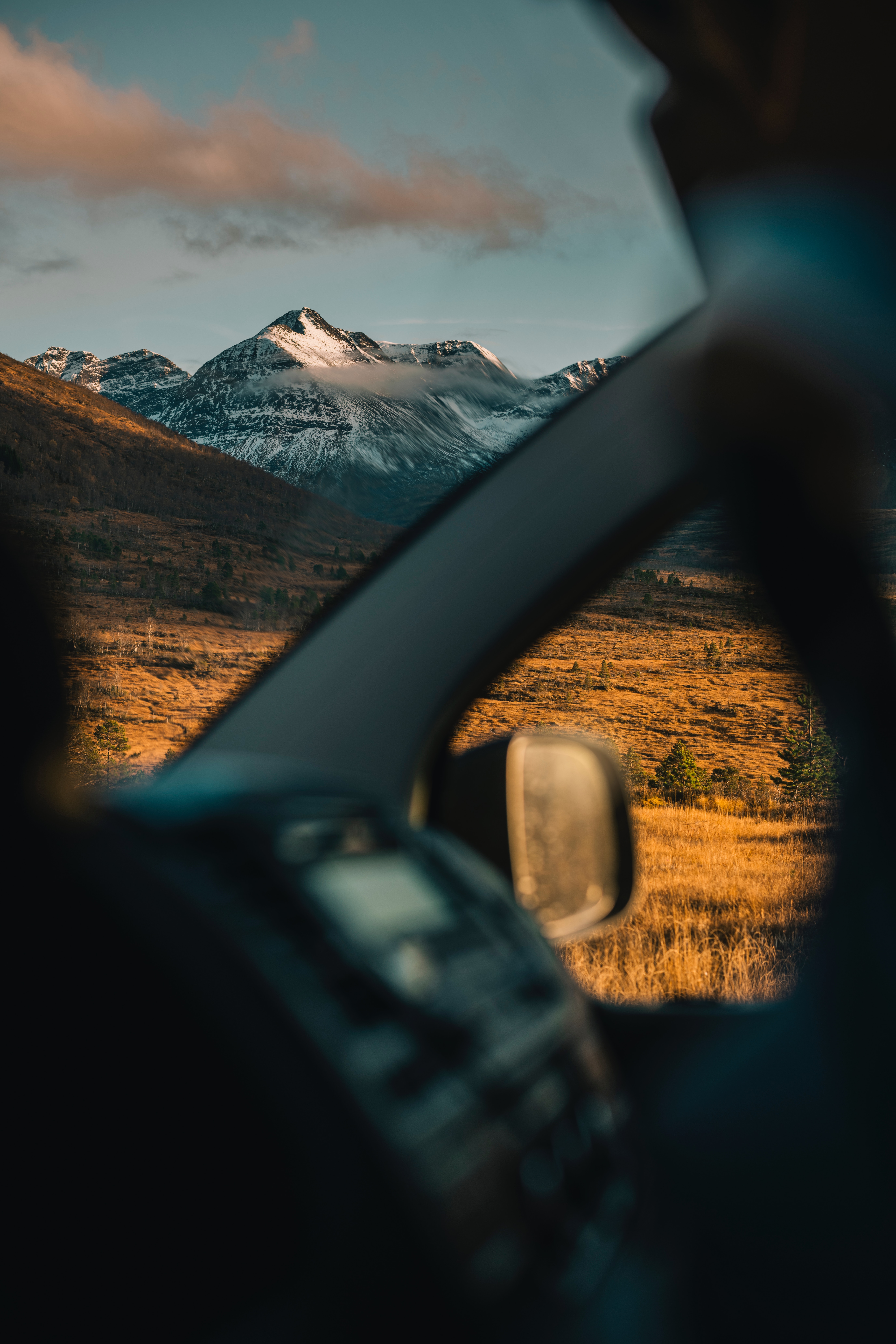 landscape, nature, mountains, car, overview, review, machine, view