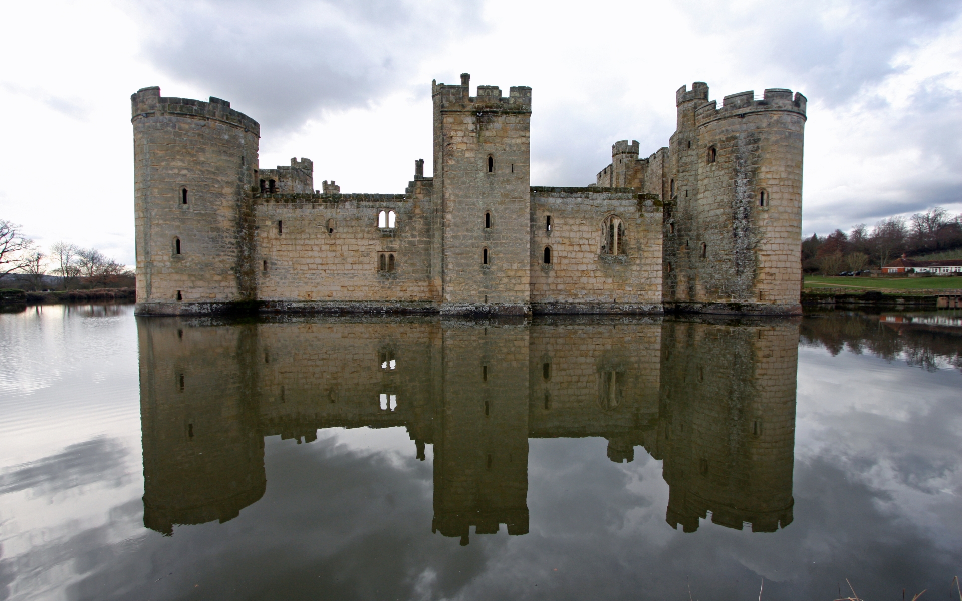Free download wallpaper Castles, Man Made, Bodiam Castle on your PC desktop