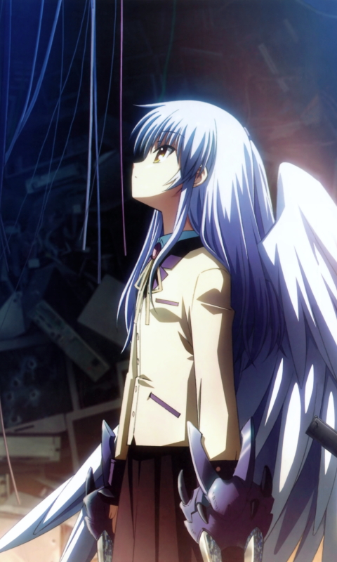 Handy-Wallpaper Animes, Angel Beats!, Kanade Tachibana kostenlos herunterladen.