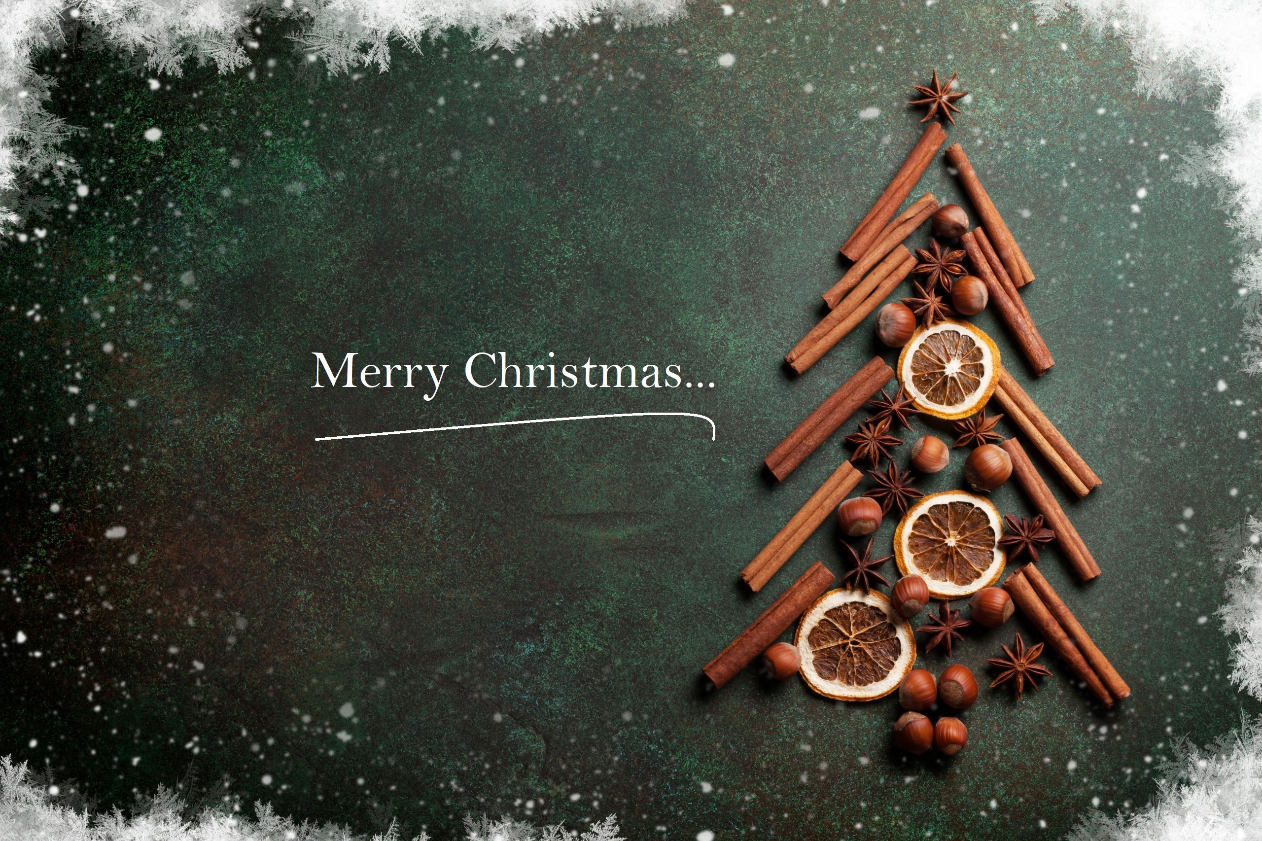 Laden Sie das Feiertage, Weihnachten, Weihnachtsbaum, Zimt, Frohe Weihnachten-Bild kostenlos auf Ihren PC-Desktop herunter