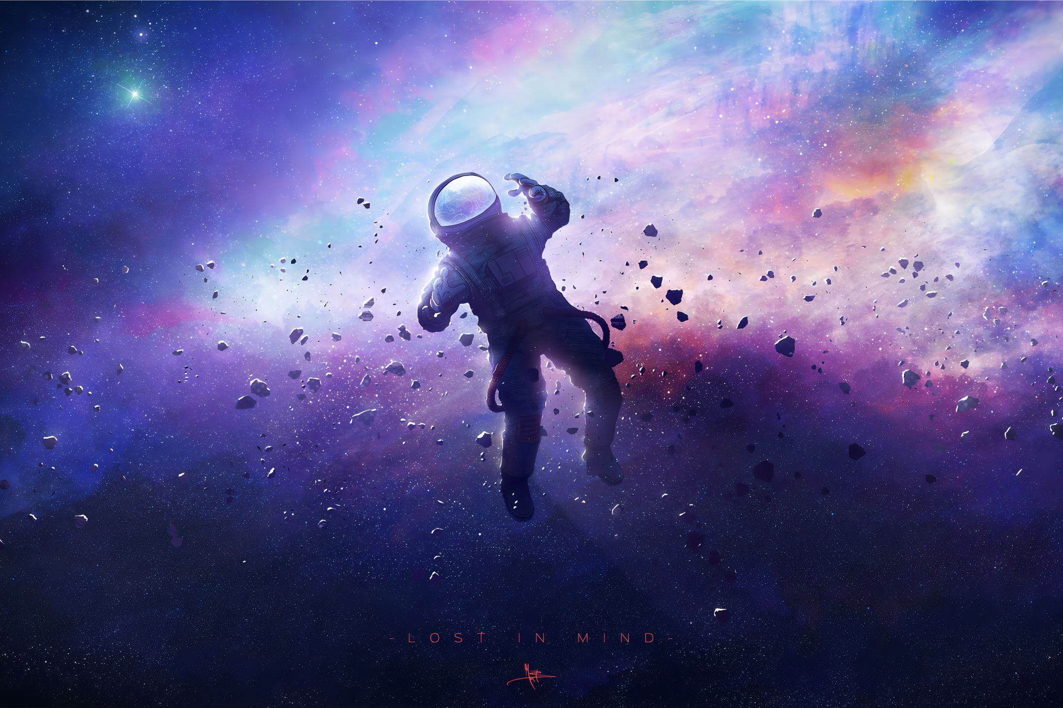 Free download wallpaper Space, Sci Fi, Astronaut on your PC desktop