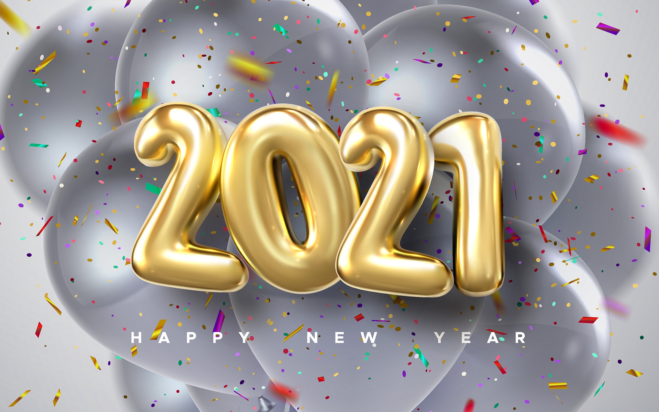 Handy-Wallpaper Feiertage, Frohes Neues Jahr, Neujahr 2021 kostenlos herunterladen.