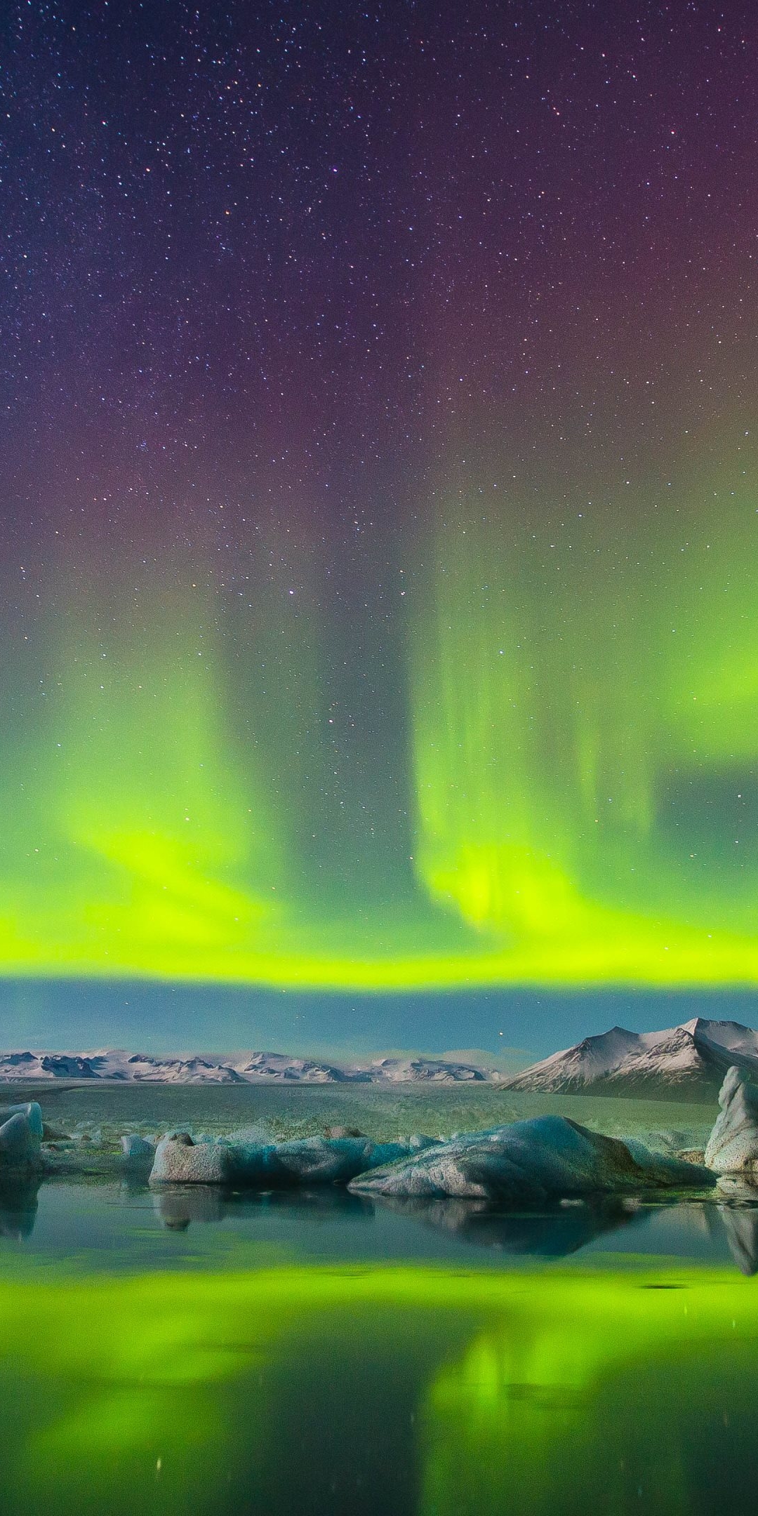 Descarga gratuita de fondo de pantalla para móvil de Noche, Nieve, Aurora Boreal, Tierra/naturaleza.