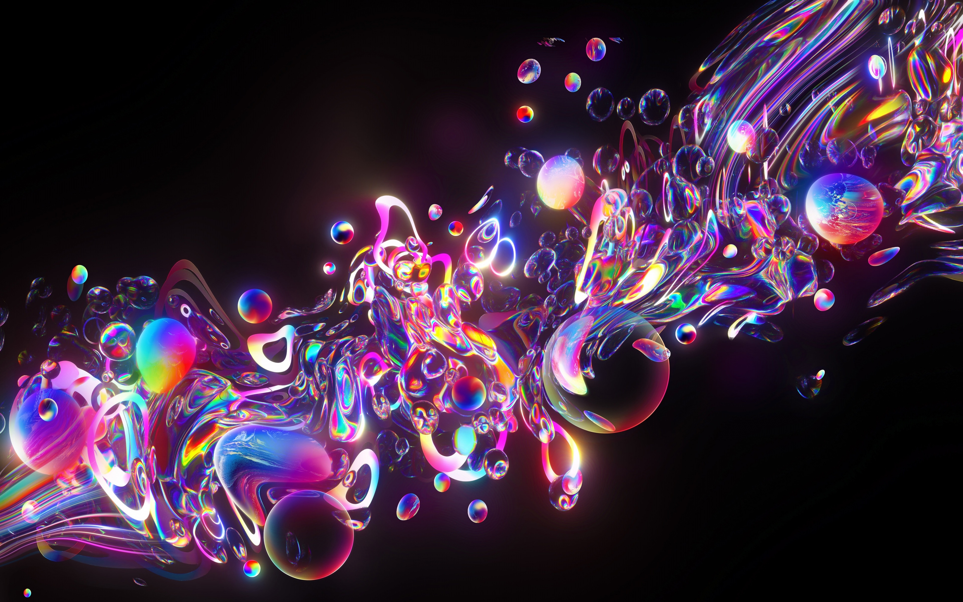 Free download wallpaper Abstract, Colors, Bubble on your PC desktop