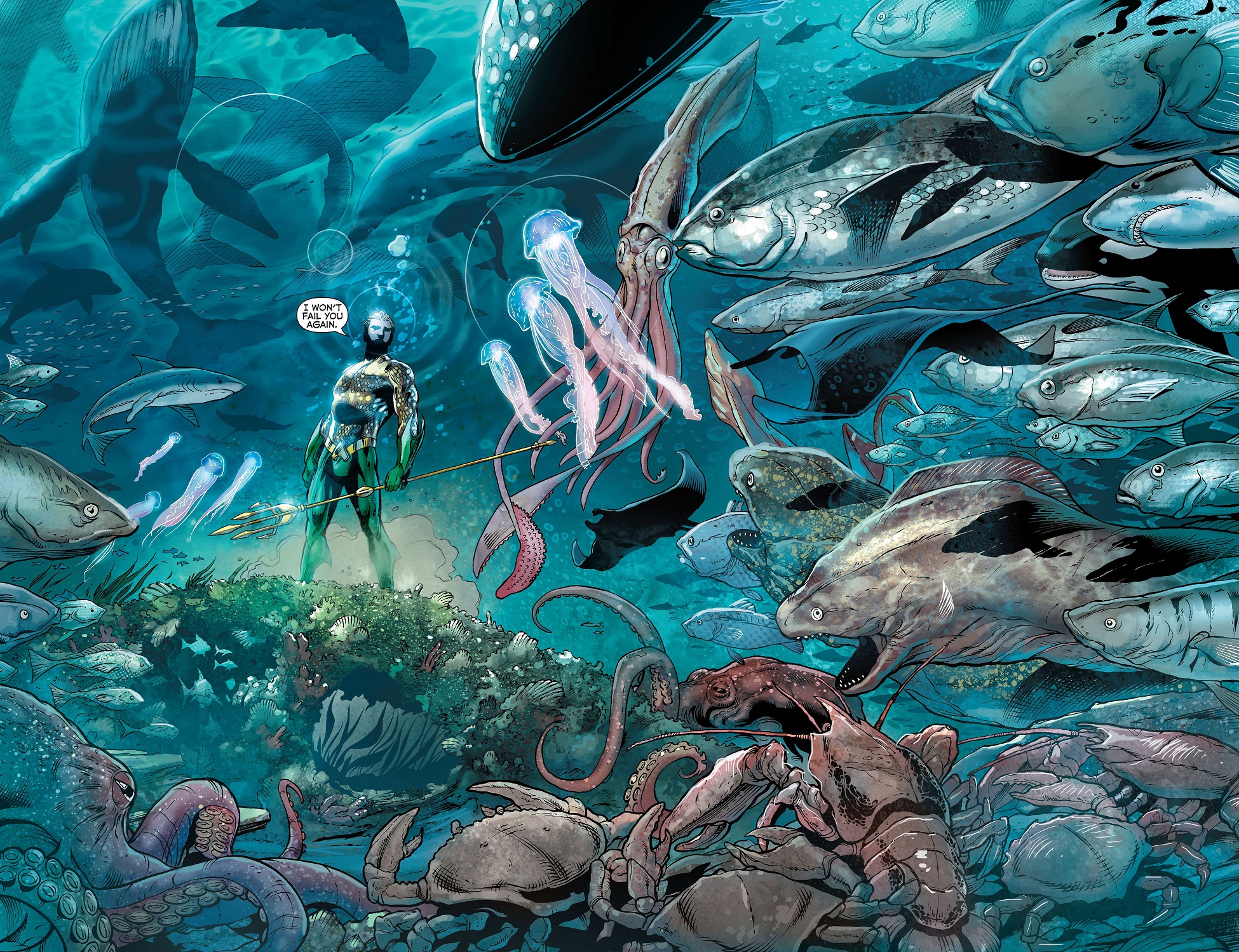 Handy-Wallpaper Comics, Aquaman kostenlos herunterladen.