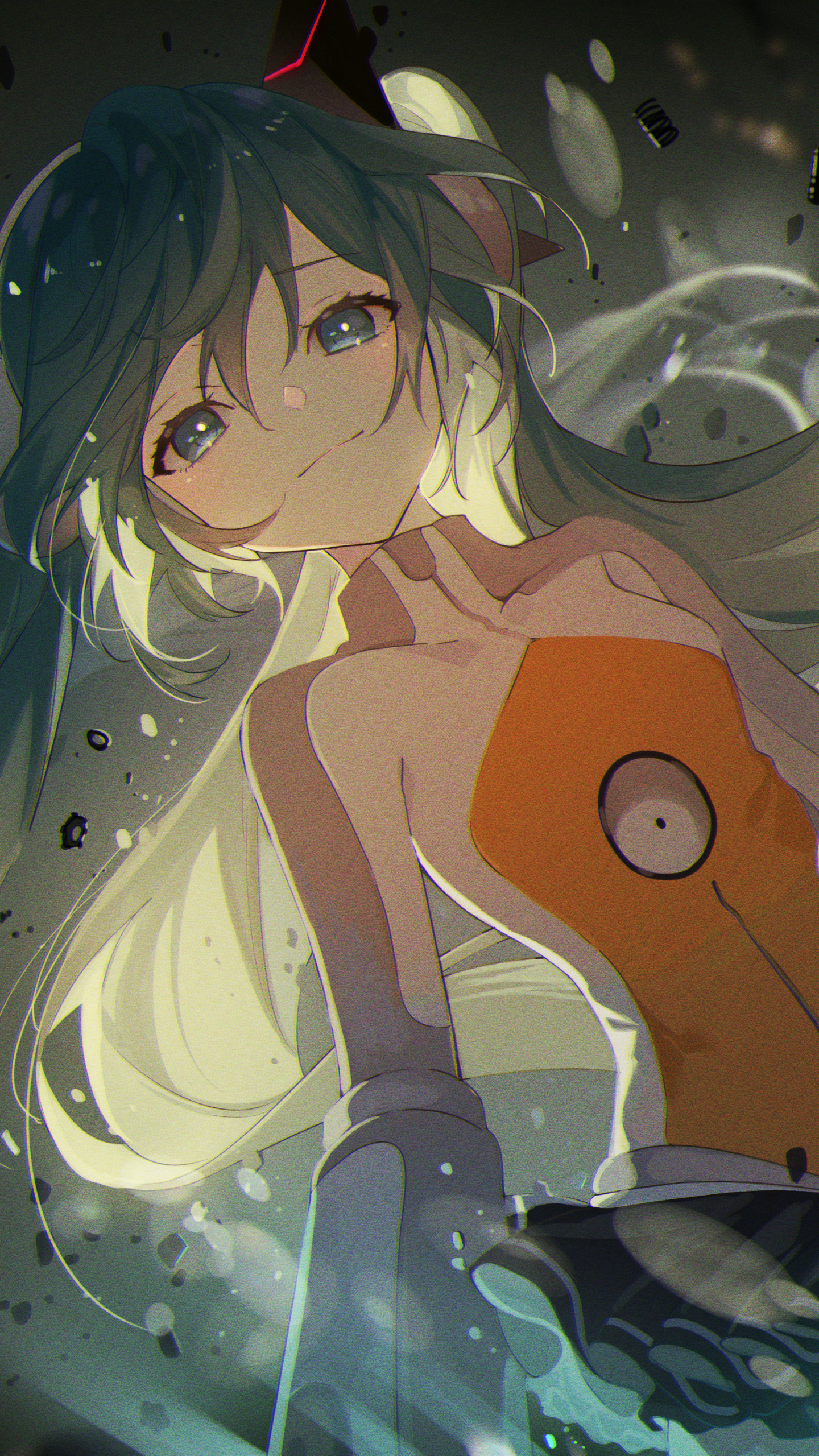 Handy-Wallpaper Vocaloid, Blaue Haare, Hatsune Miku, Animes, Lange Haare kostenlos herunterladen.