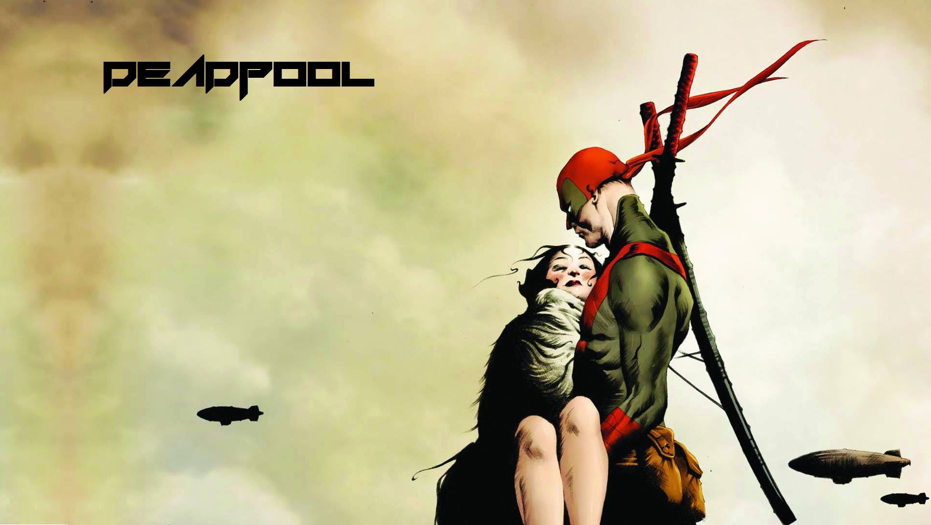 Laden Sie das Deadpool, Comics, Söldner Mit Einem Mund-Bild kostenlos auf Ihren PC-Desktop herunter