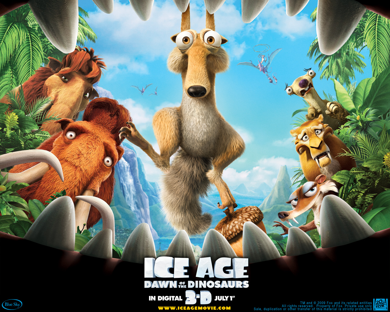 movie, ice age: dawn of the dinosaurs, ice age