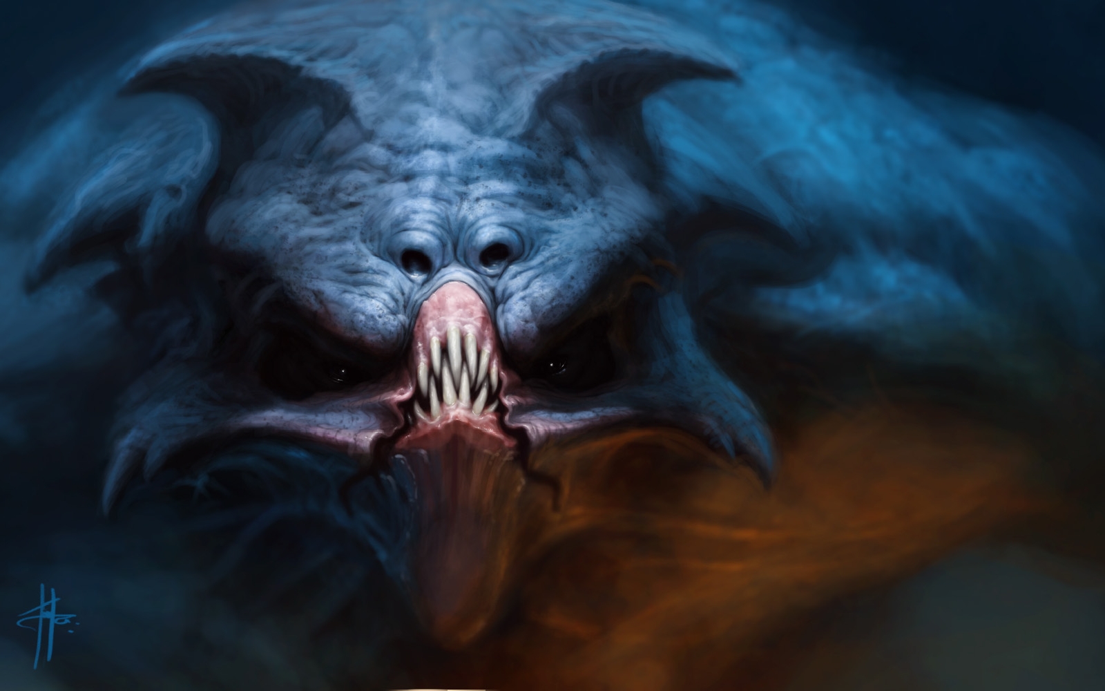 Free download wallpaper Dark, Creature on your PC desktop