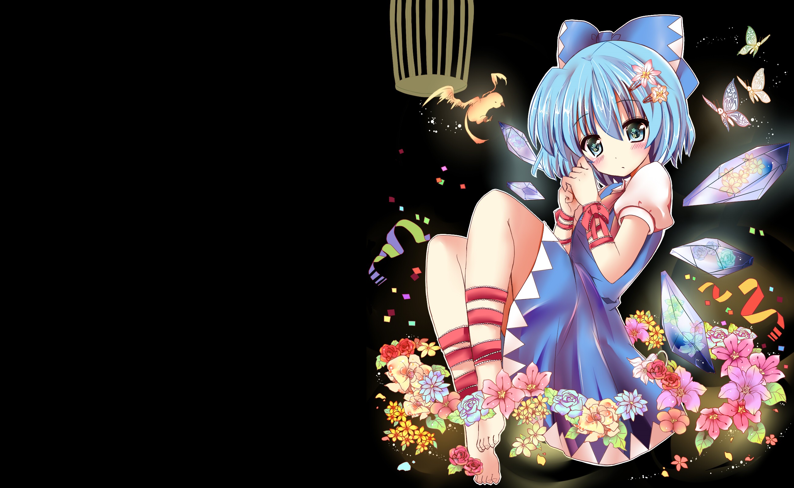 Baixar papel de parede para celular de Anime, Touhou, Cirno (Touhou) gratuito.