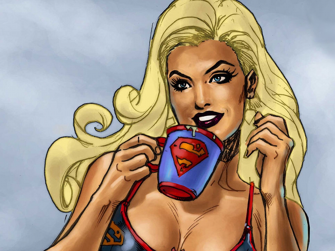 Handy-Wallpaper Comics, Supergirl kostenlos herunterladen.