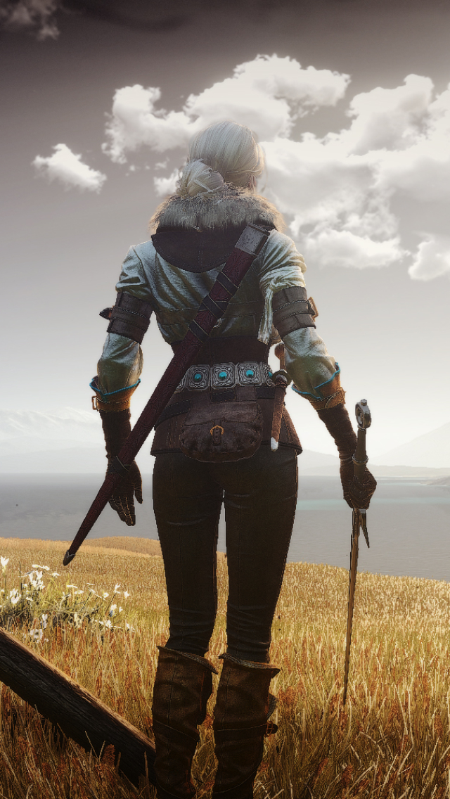 Handy-Wallpaper Computerspiele, Der Hexer, The Witcher 3: Wild Hunt, Ciri (Der Hexer) kostenlos herunterladen.