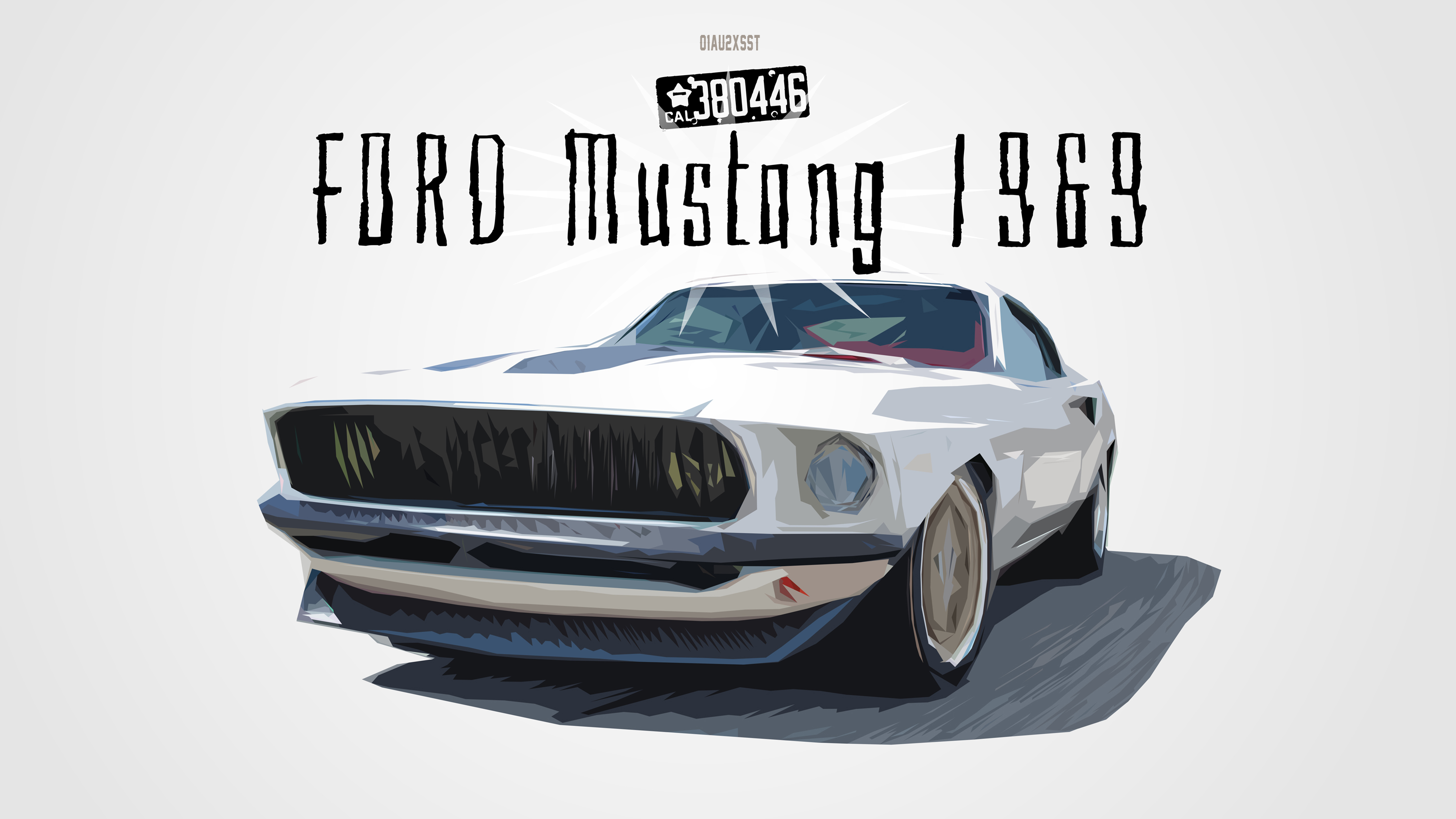 vector, vintage car, vehicles, ford mustang, car, classic car, ford