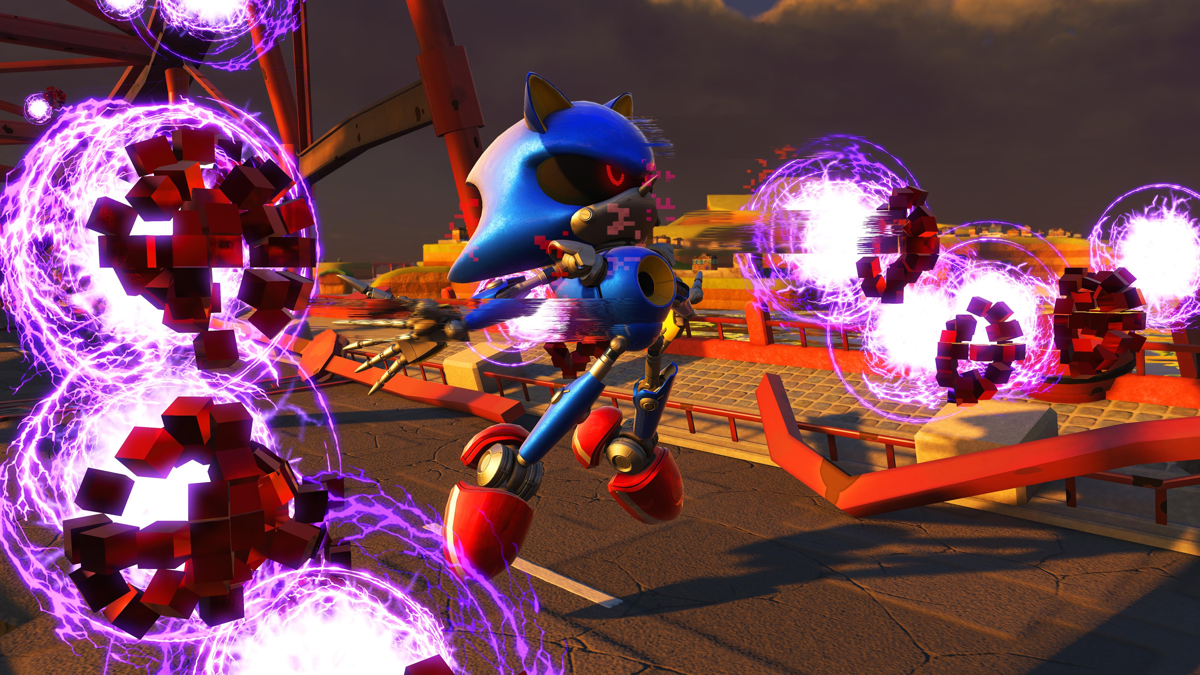 video game, sonic forces, metal sonic, sonic the hedgehog, sonic