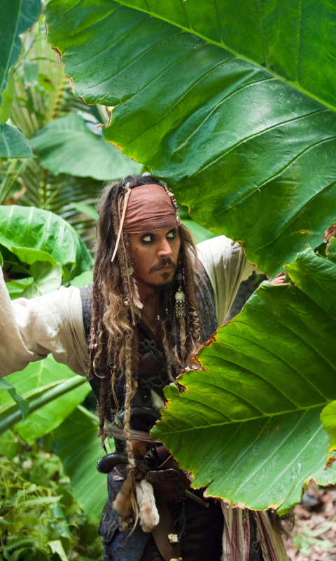 Скачать картинку Кино, Джек Воробей, Джонни Депп, Пираты Карибского Моря, Пираты Карибского Моря: На Странных Берегах в телефон бесплатно.