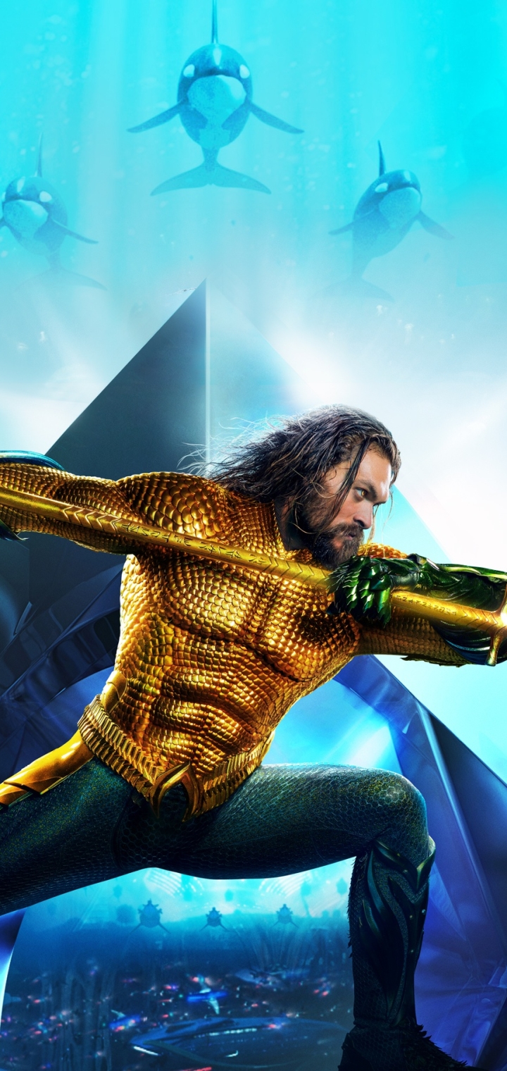 Handy-Wallpaper Filme, Aquaman, Jason Momoa kostenlos herunterladen.