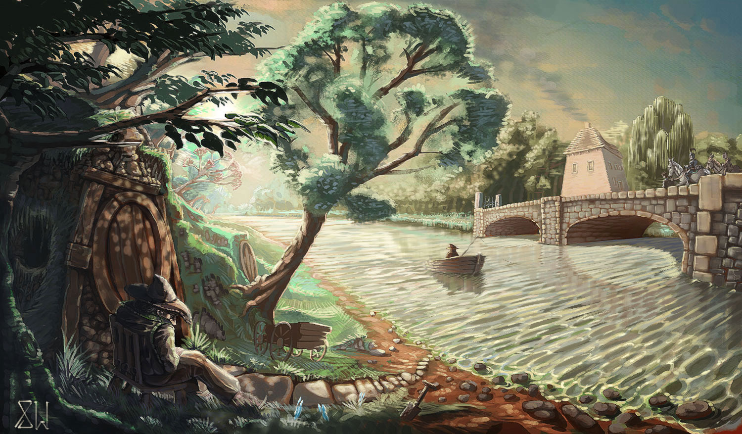 Download mobile wallpaper Landscape, Fantasy for free.
