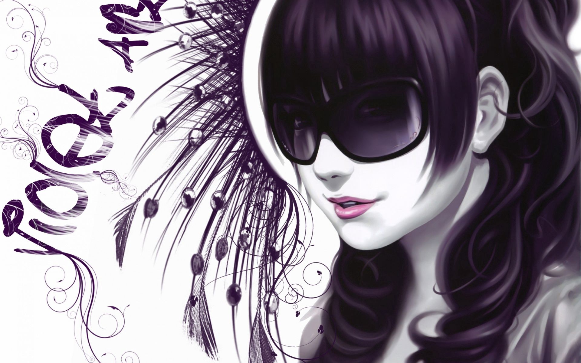 Free download wallpaper Style, Spectacles, Glasses, Girl, Vector on your PC desktop