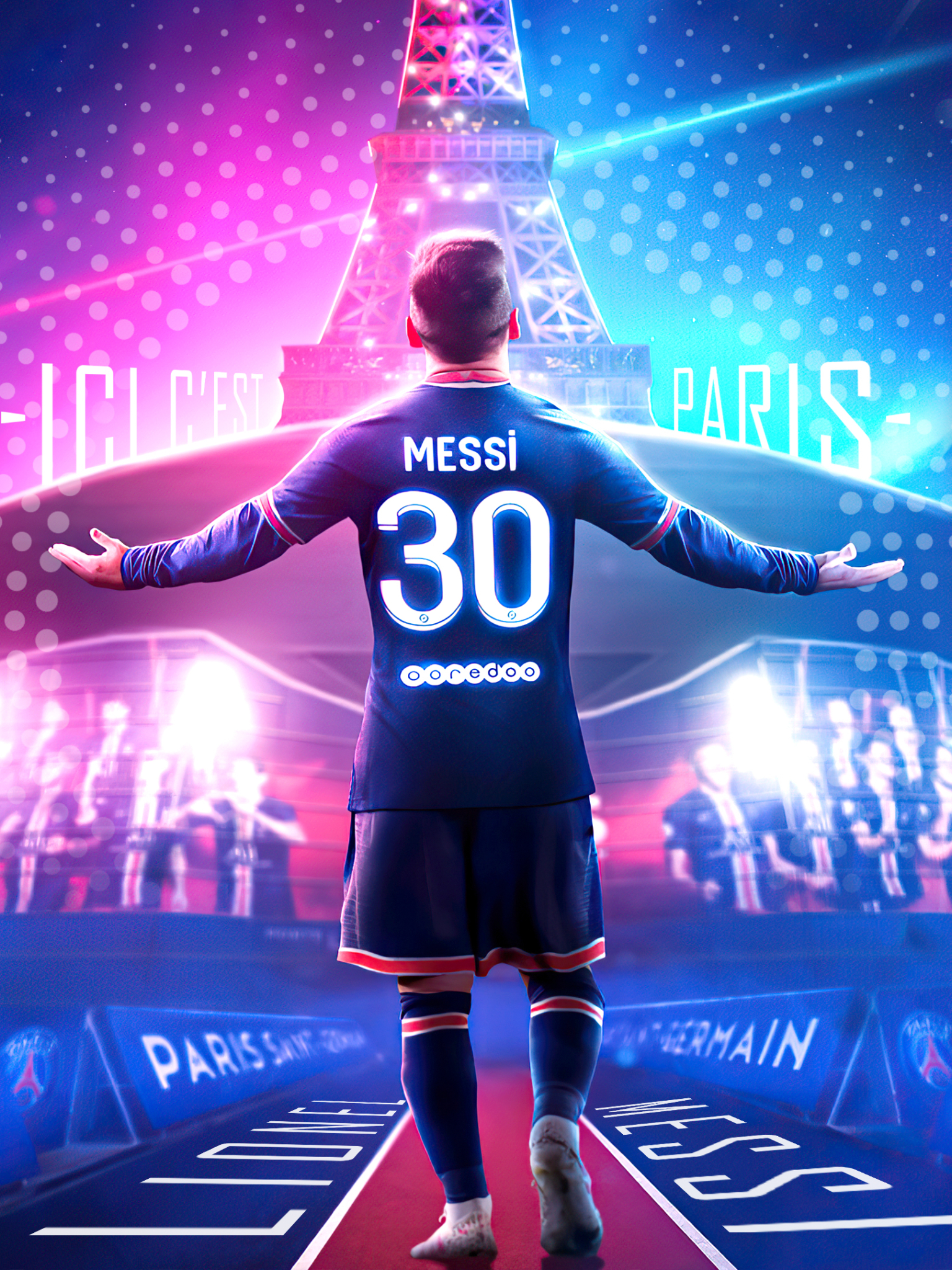 Baixar papel de parede para celular de Esportes, Futebol, Lionel Messi, Paris Saint Germain F C gratuito.