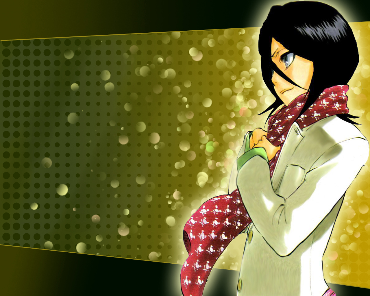 Handy-Wallpaper Bleach, Rukia Kuchiki, Animes kostenlos herunterladen.