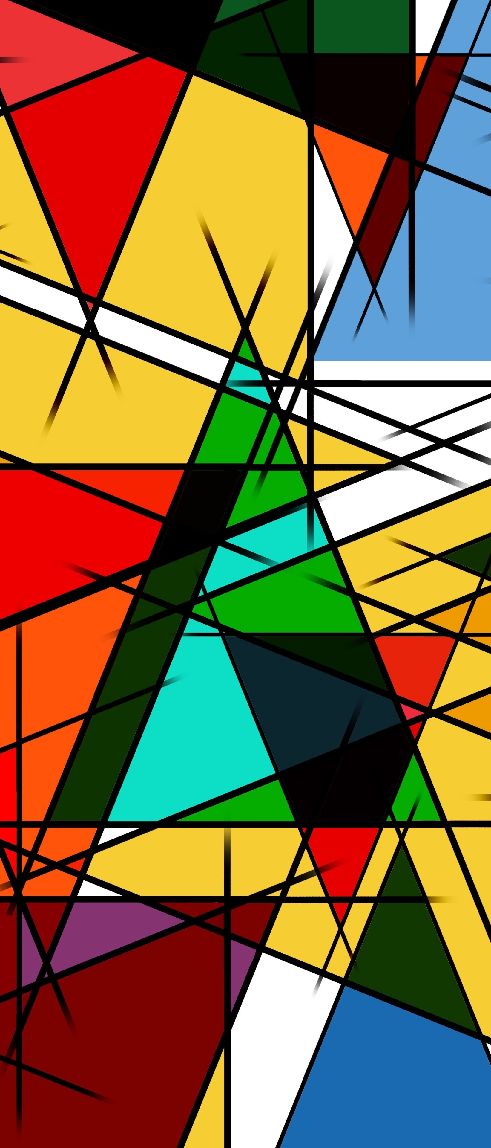 Descarga gratuita de fondo de pantalla para móvil de Colores, Vistoso, Abstracto, Triángulo.