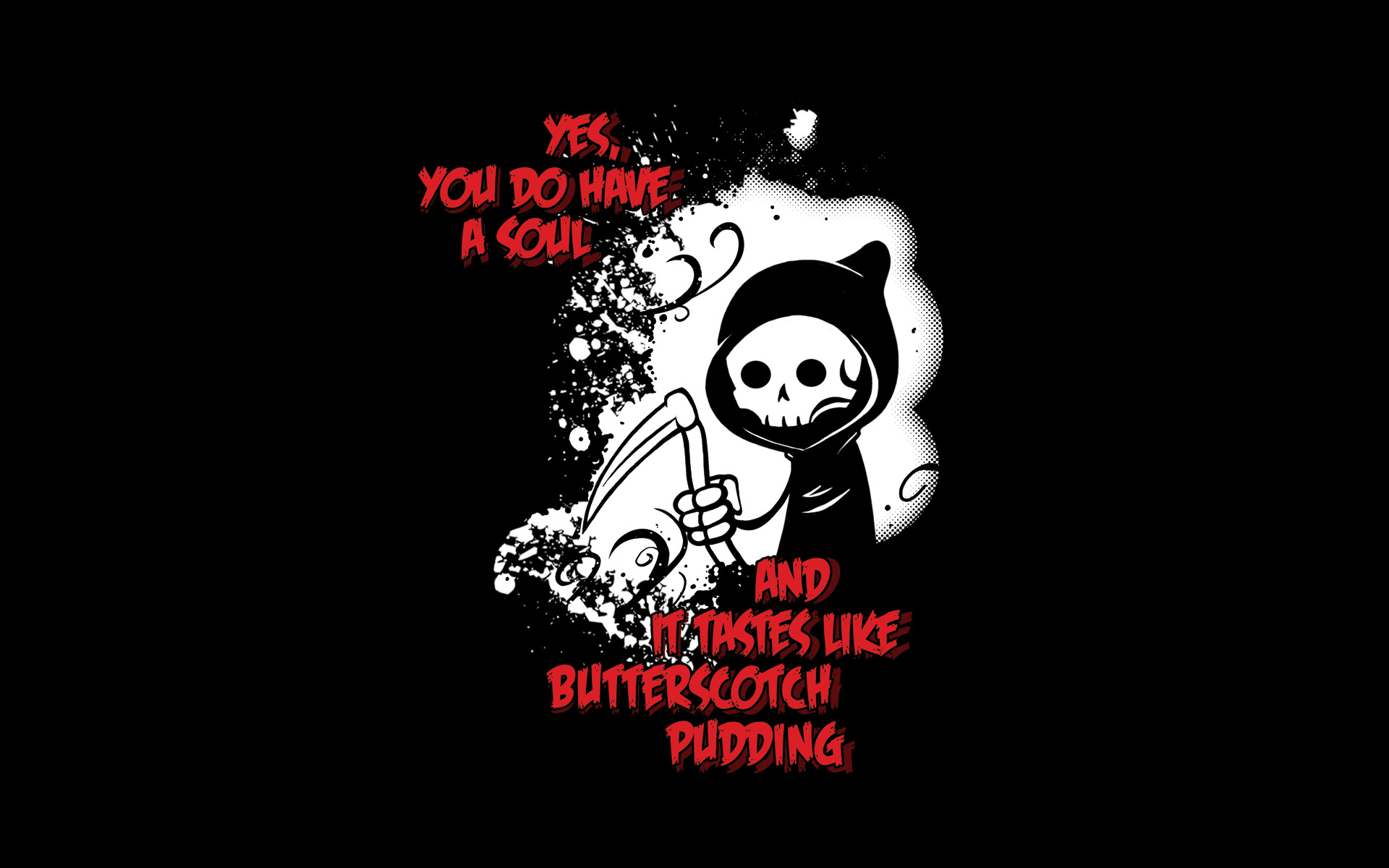 Download mobile wallpaper Dark, Grim Reaper, Humor for free.