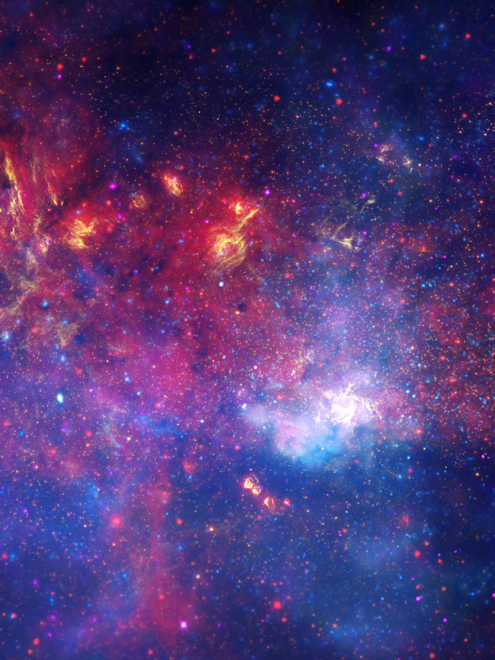 Download mobile wallpaper Stars, Milky Way, Nebula, Space, Sci Fi for free.