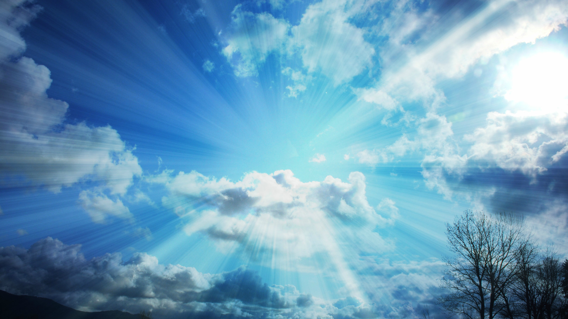 Download mobile wallpaper Sky, Earth, Cloud, Sunbeam, Sunshine for free.