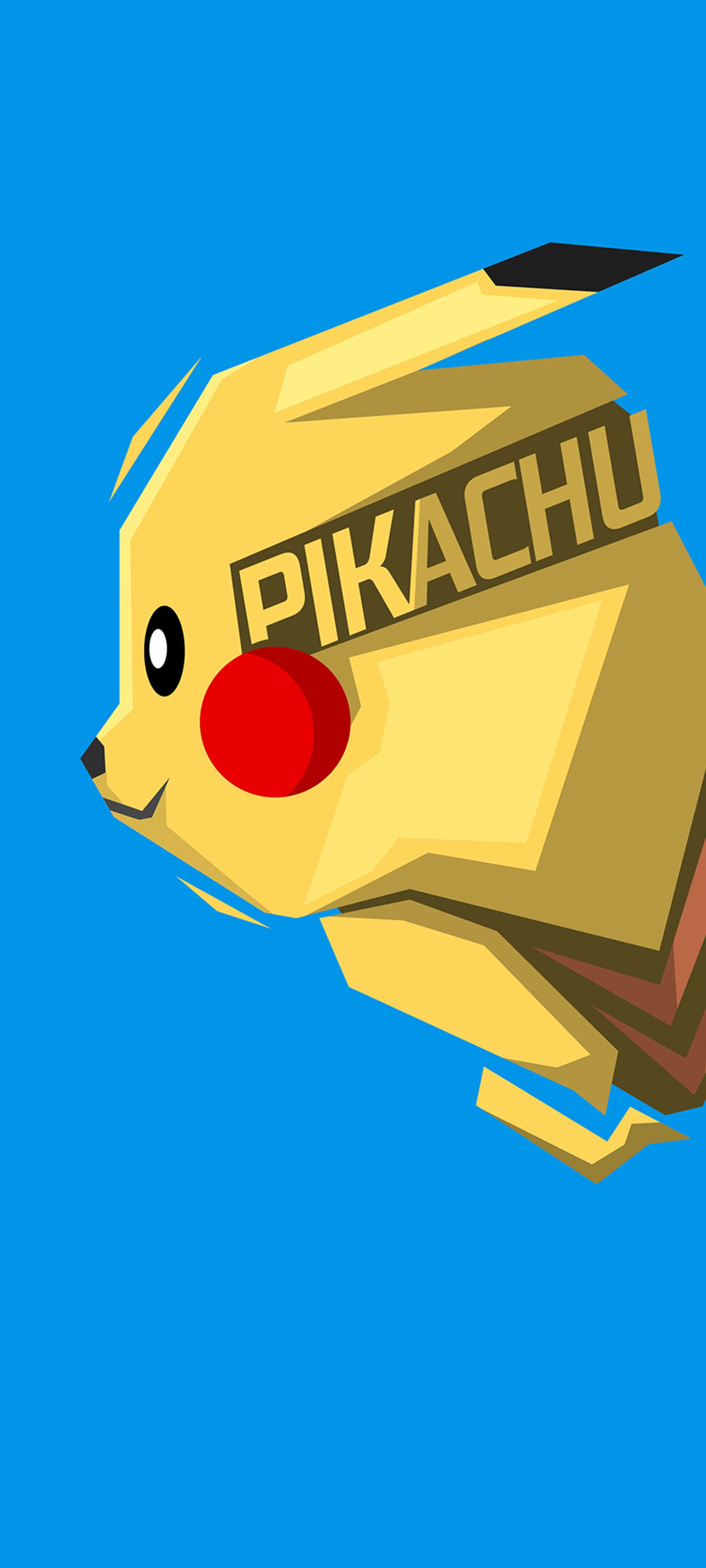 Download mobile wallpaper Anime, Pokémon, Pikachu, Minimalist for free.