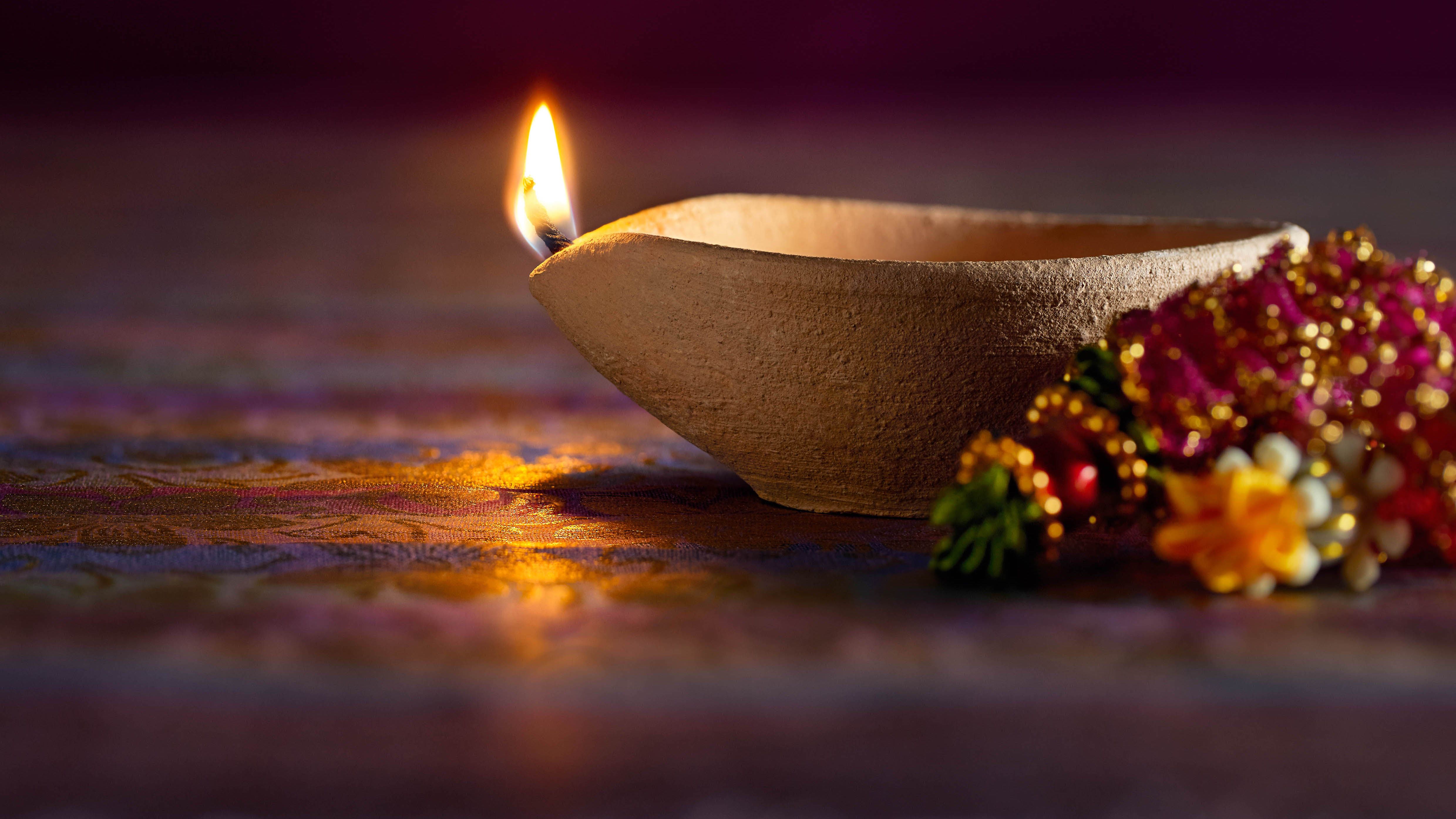 diwali, religious, candle