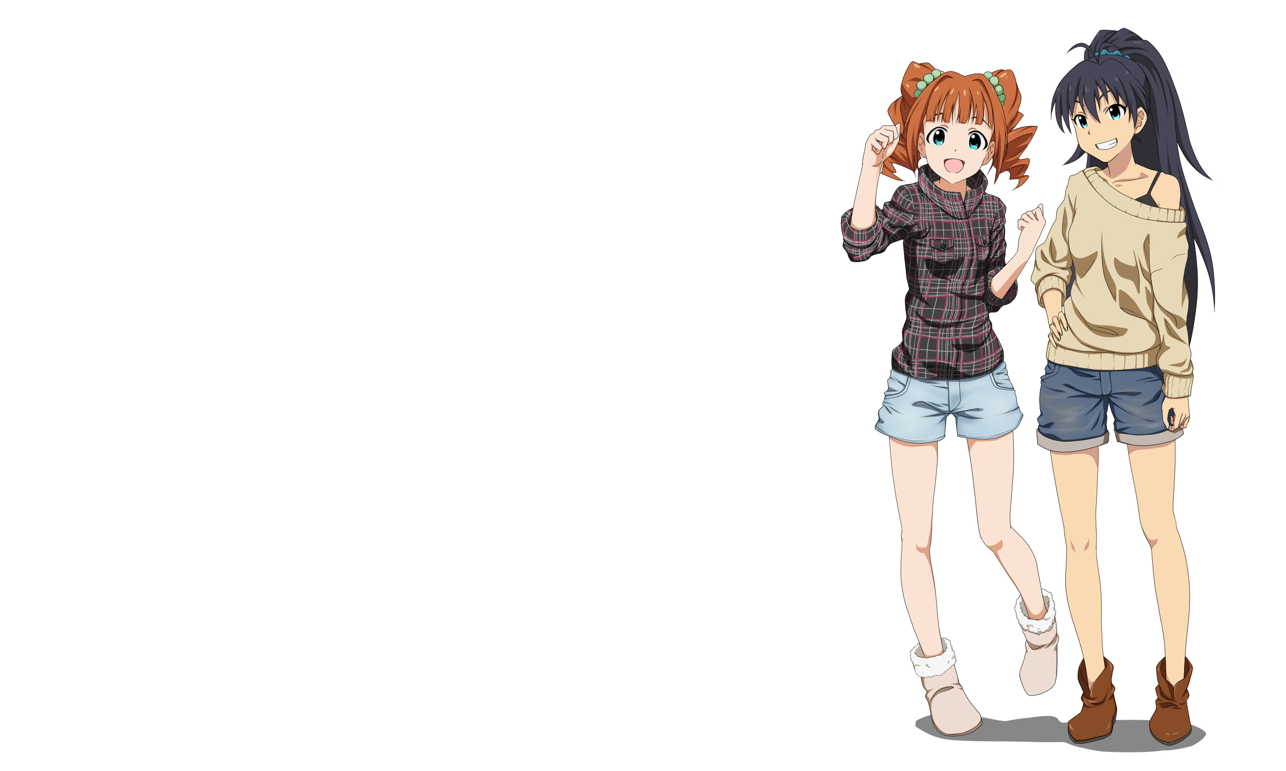 Download mobile wallpaper Anime, Yayoi Takatsuki, The Idolm@ster, Hibiki Ganaha for free.