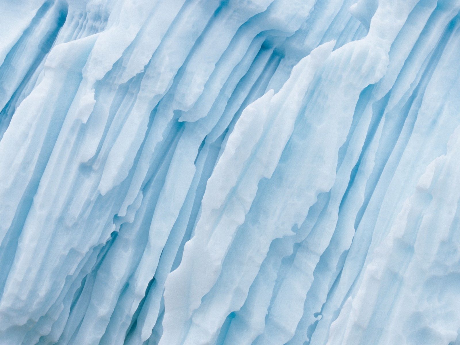 Скачать обои бесплатно Ледник, Белый, Природа, Полосы картинка на рабочий стол ПК
