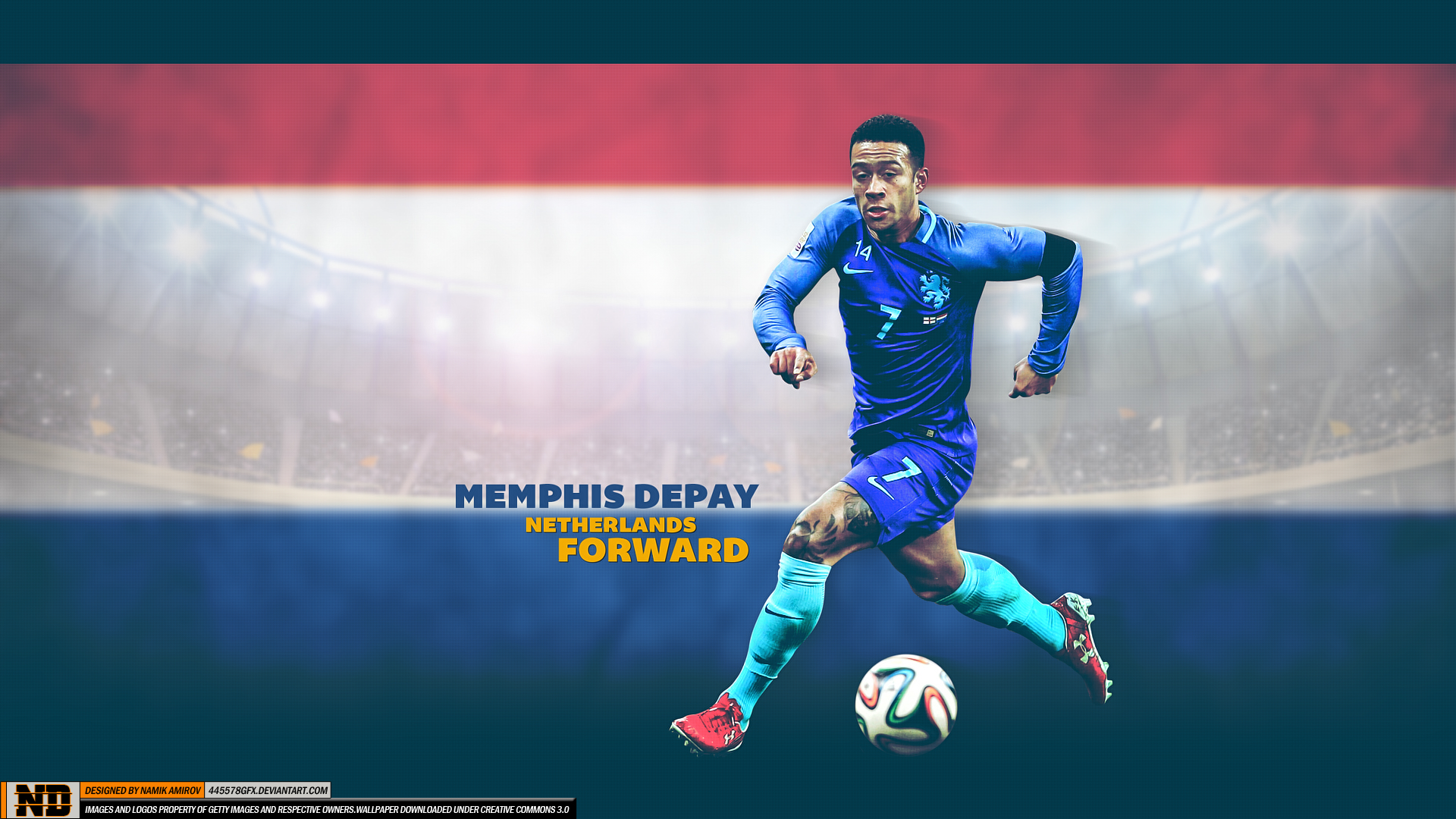 Laden Sie das Sport, Fußball, Niederländisch, Memphis Depay-Bild kostenlos auf Ihren PC-Desktop herunter