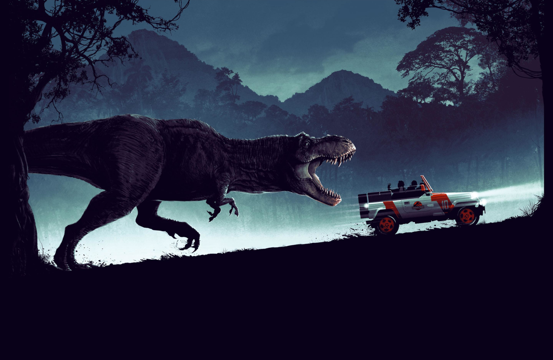Handy-Wallpaper Filme, Jurassic Park kostenlos herunterladen.