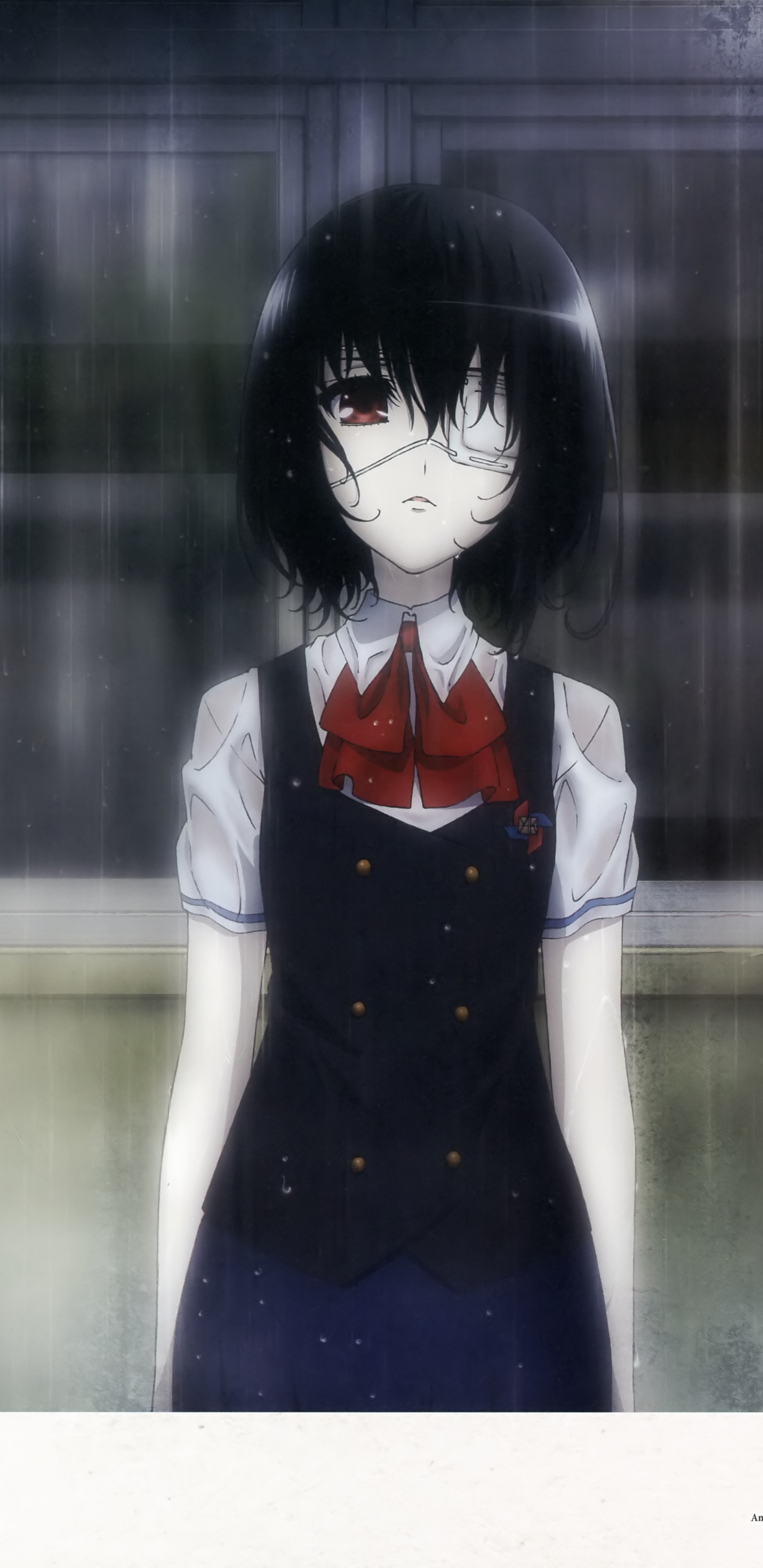 Download mobile wallpaper Anime, Rain, Another, Another (Anime), Mei Misaki for free.