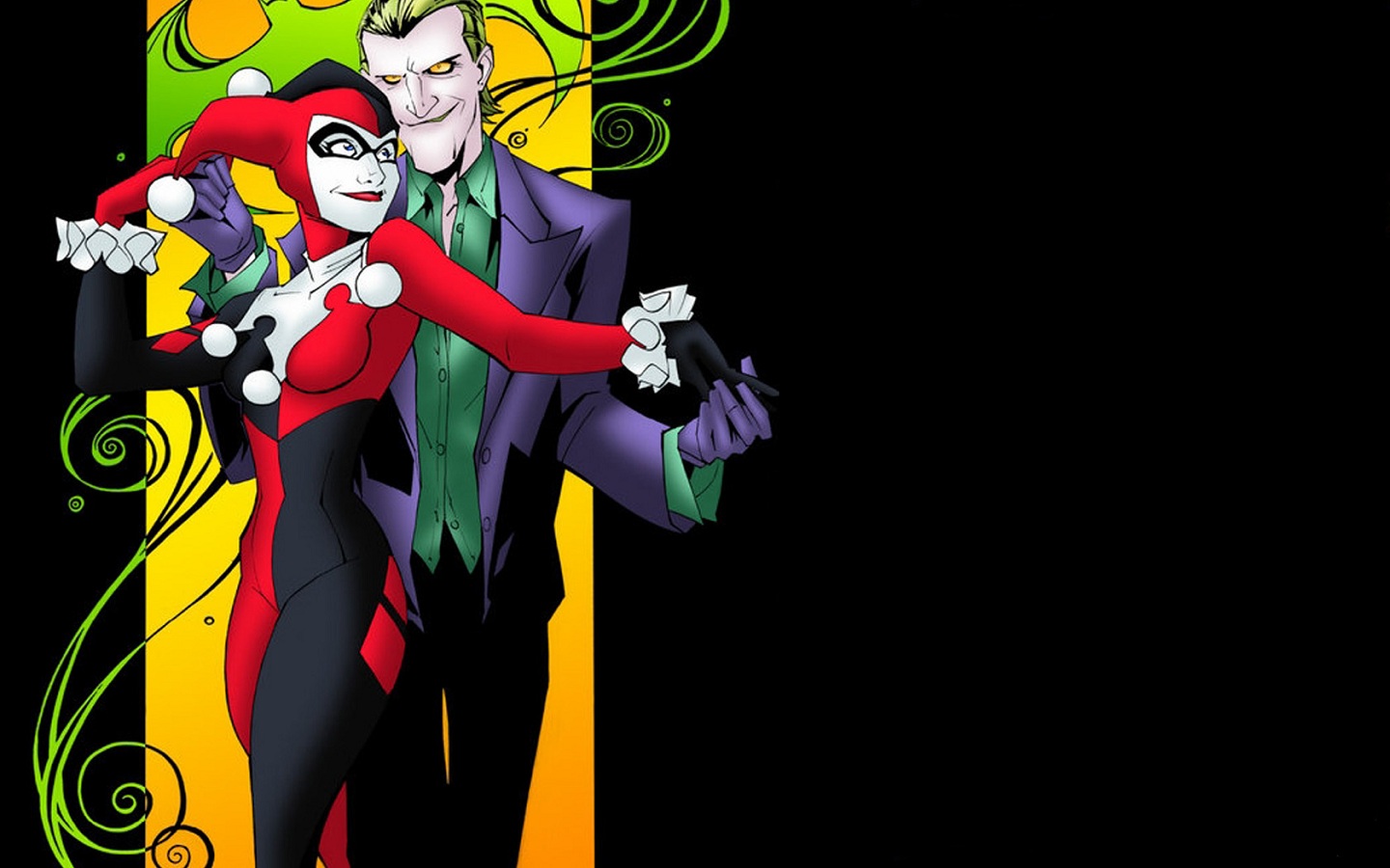 Handy-Wallpaper Joker, Comics, Harley Quinn, Dc Comics kostenlos herunterladen.