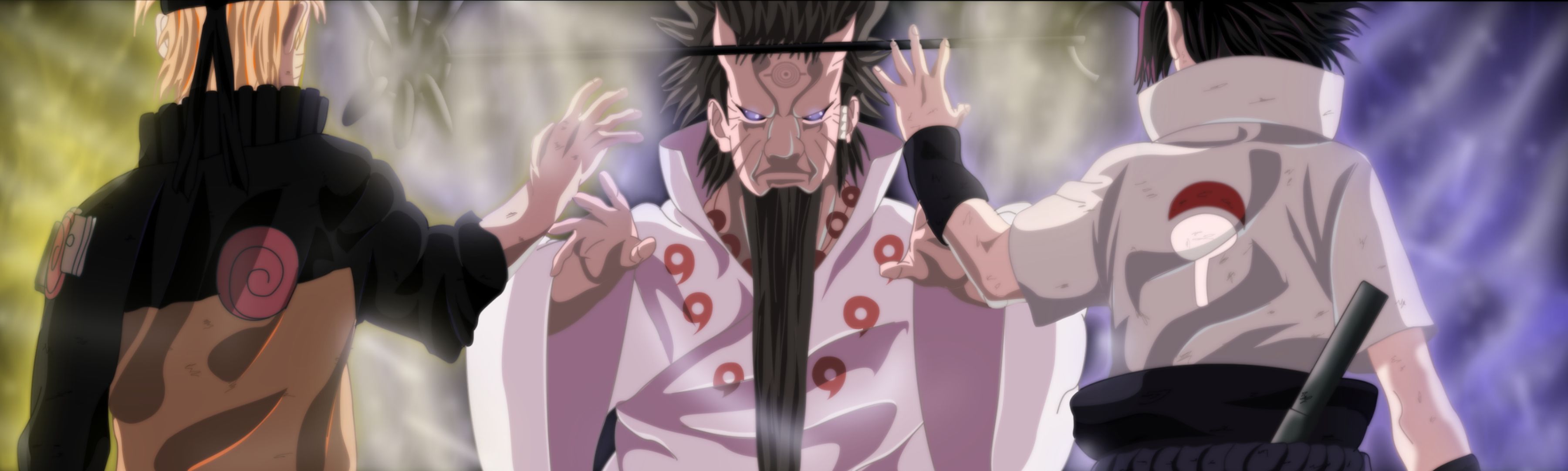 441609 descargar fondo de pantalla animado, naruto, hagoromo ōtsutsuki, naruto uzumaki, sasuke uchiha: protectores de pantalla e imágenes gratis