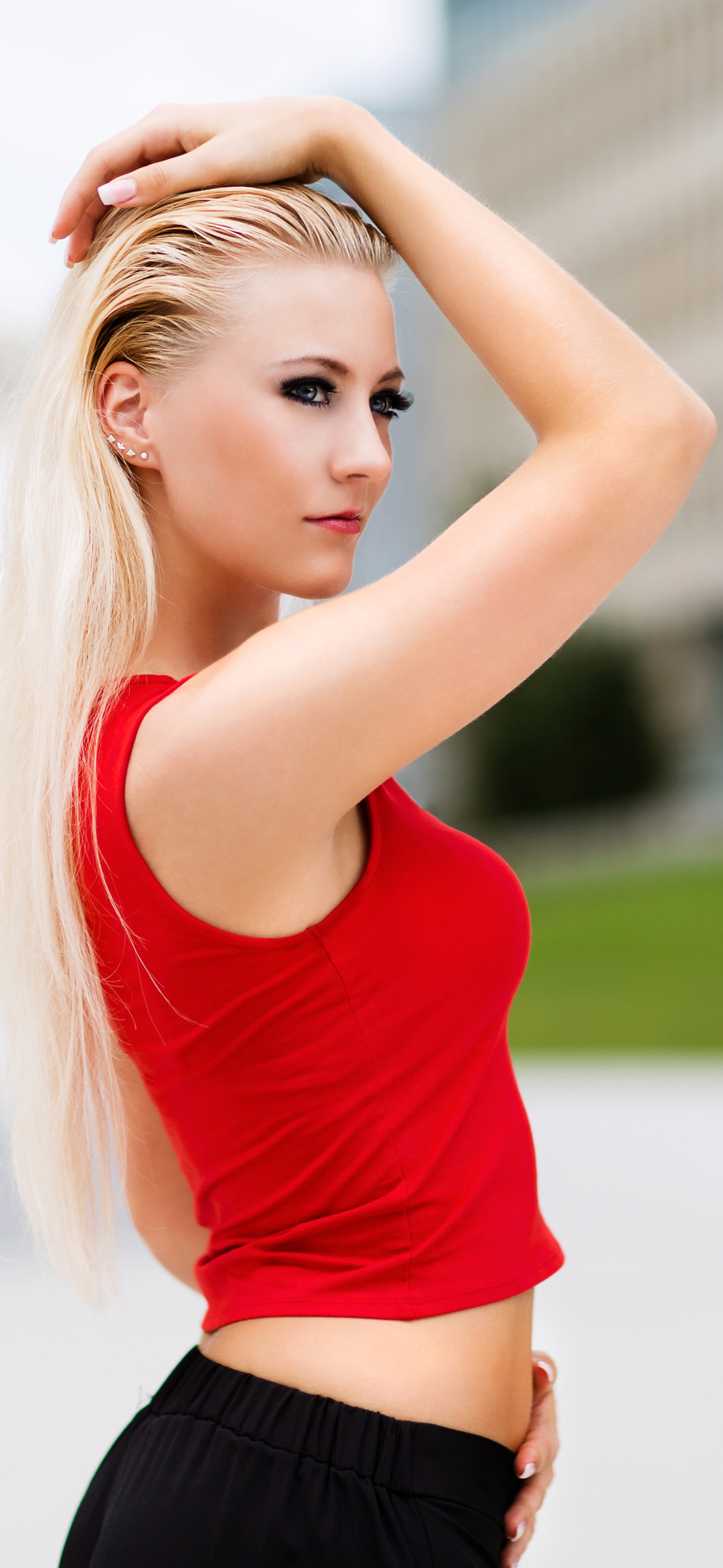 Handy-Wallpaper Blond, Modell, Frauen, Blondinen kostenlos herunterladen.