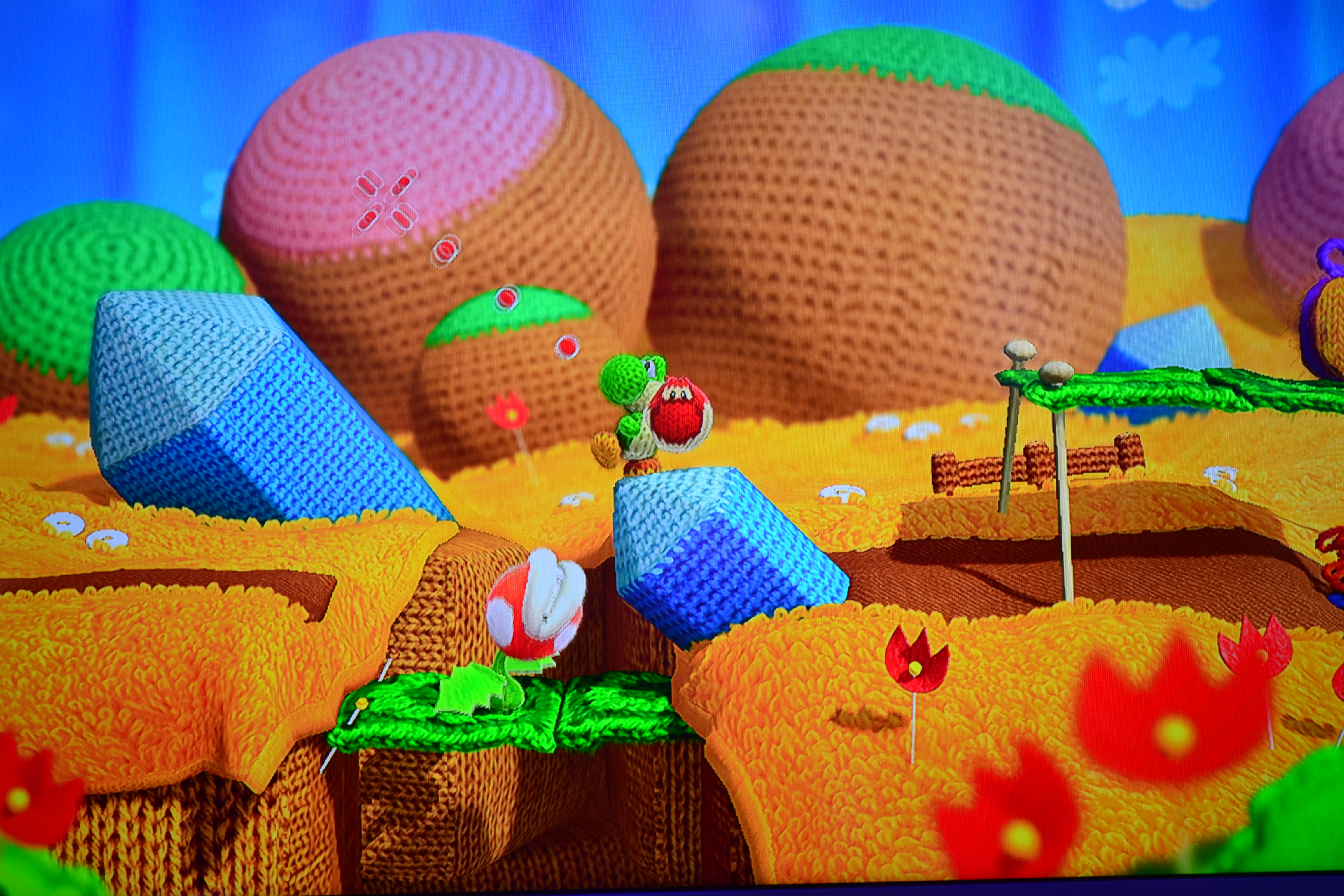 671336 Hintergrundbild herunterladen computerspiele, yoshi's woolly world - Bildschirmschoner und Bilder kostenlos