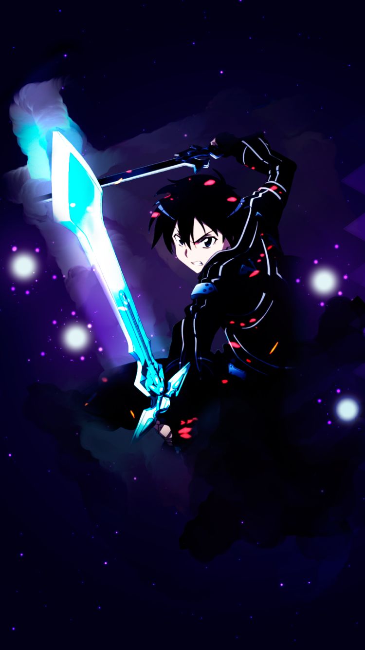 Téléchargez des papiers peints mobile Sword Art Online, Animé, Kirito (Art De L'épée En Ligne), Kazuto Kirigaya gratuitement.