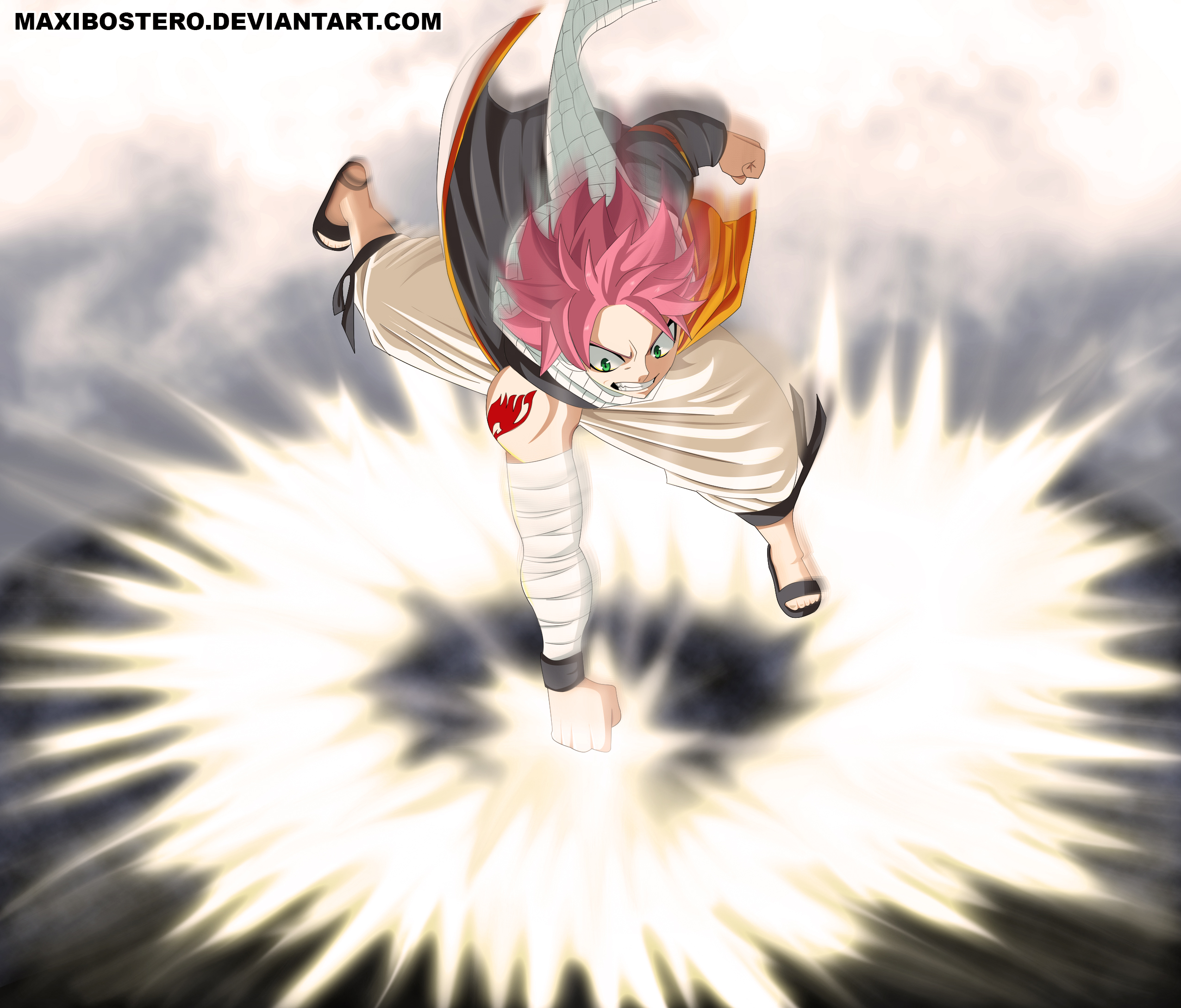 Download mobile wallpaper Anime, Pink Hair, Fairy Tail, Natsu Dragneel for free.