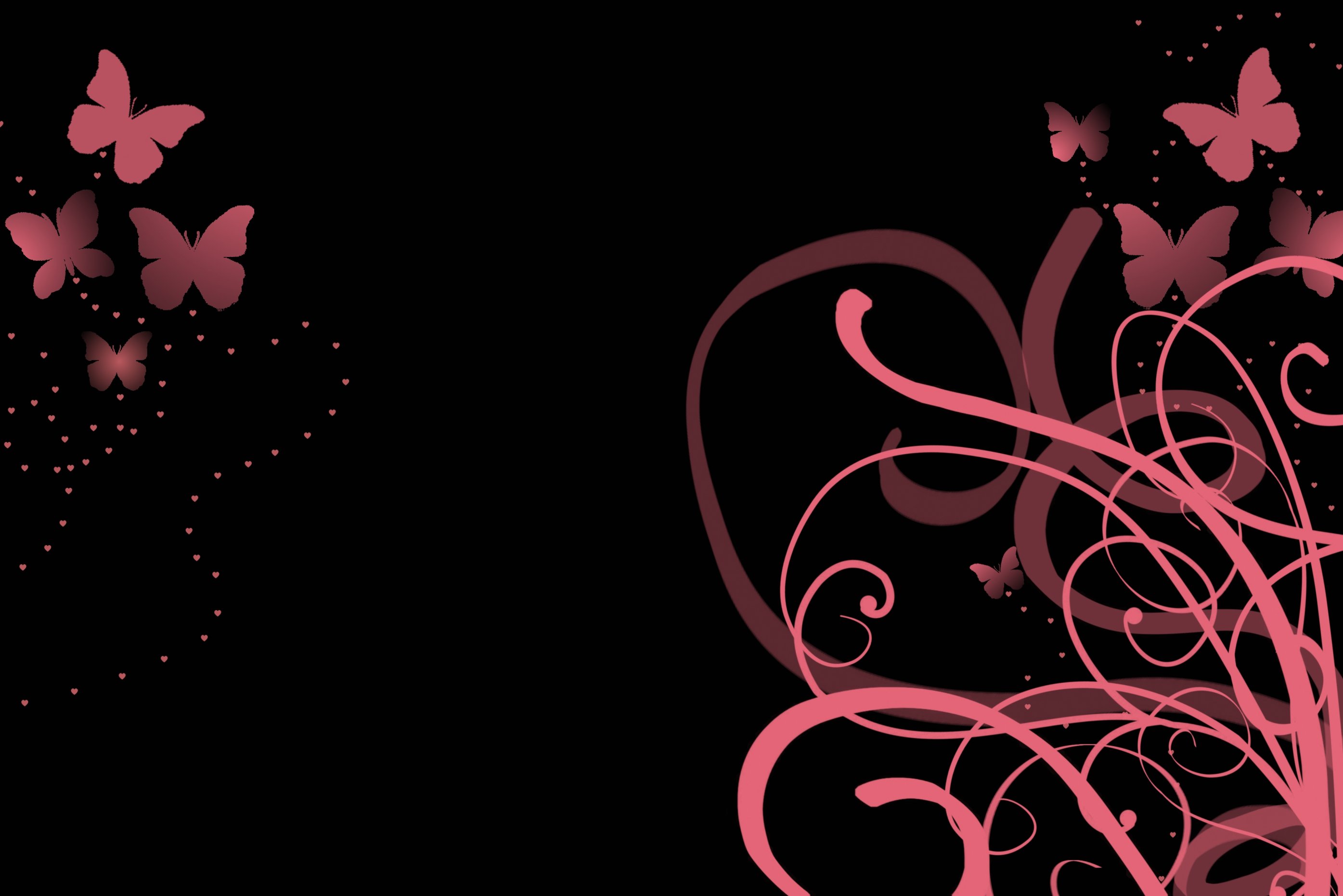 Завантажити шпалери безкоштовно Метелик, Рожевий, Дизайн, Художній картинка на робочий стіл ПК