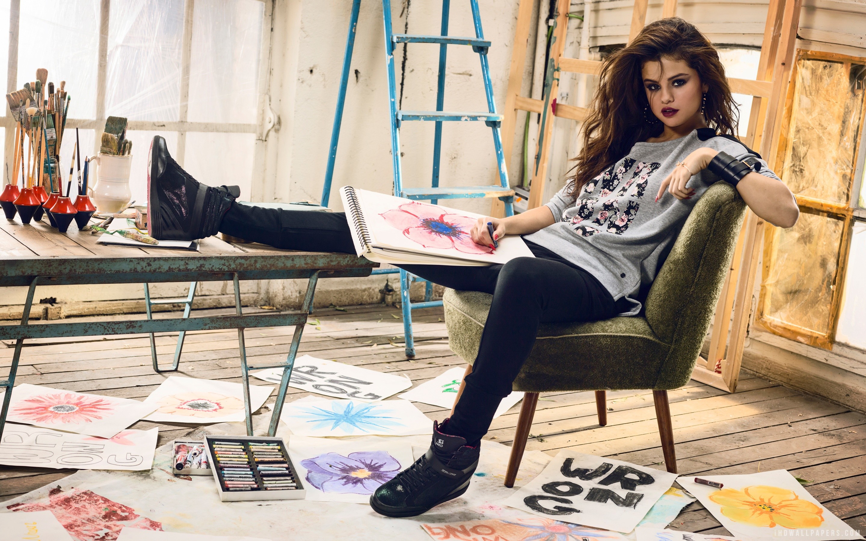 Download mobile wallpaper Music, Selena Gomez, Brunette, Model, American, Actress for free.
