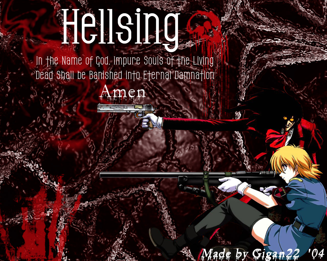 Free download wallpaper Anime, Hellsing on your PC desktop