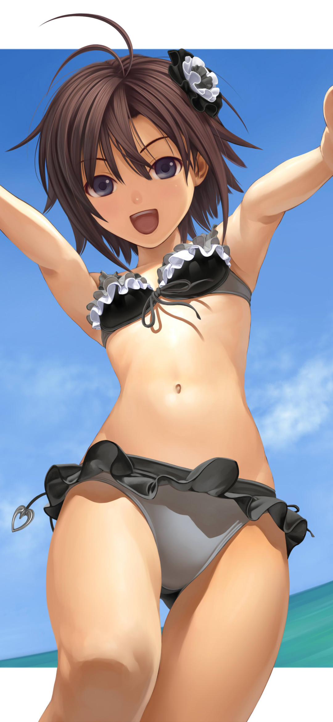 Download mobile wallpaper Anime, Bikini, The Idolm@ster, Makoto Kikuchi for free.