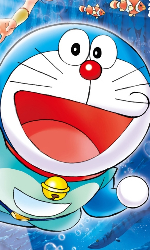 Handy-Wallpaper Animes, Doraemon, Doraemon: Nobitas Große Schlacht Des Meerjungfrauenkönigs kostenlos herunterladen.