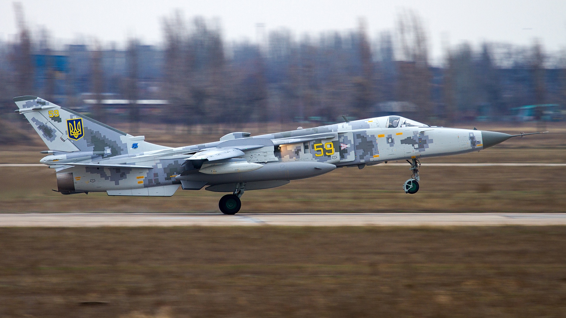 462712壁紙のダウンロード軍隊, スホーイ su 24, 爆撃機, ウクライナ空軍, ジェット戦闘機-スクリーンセーバーと写真を無料で