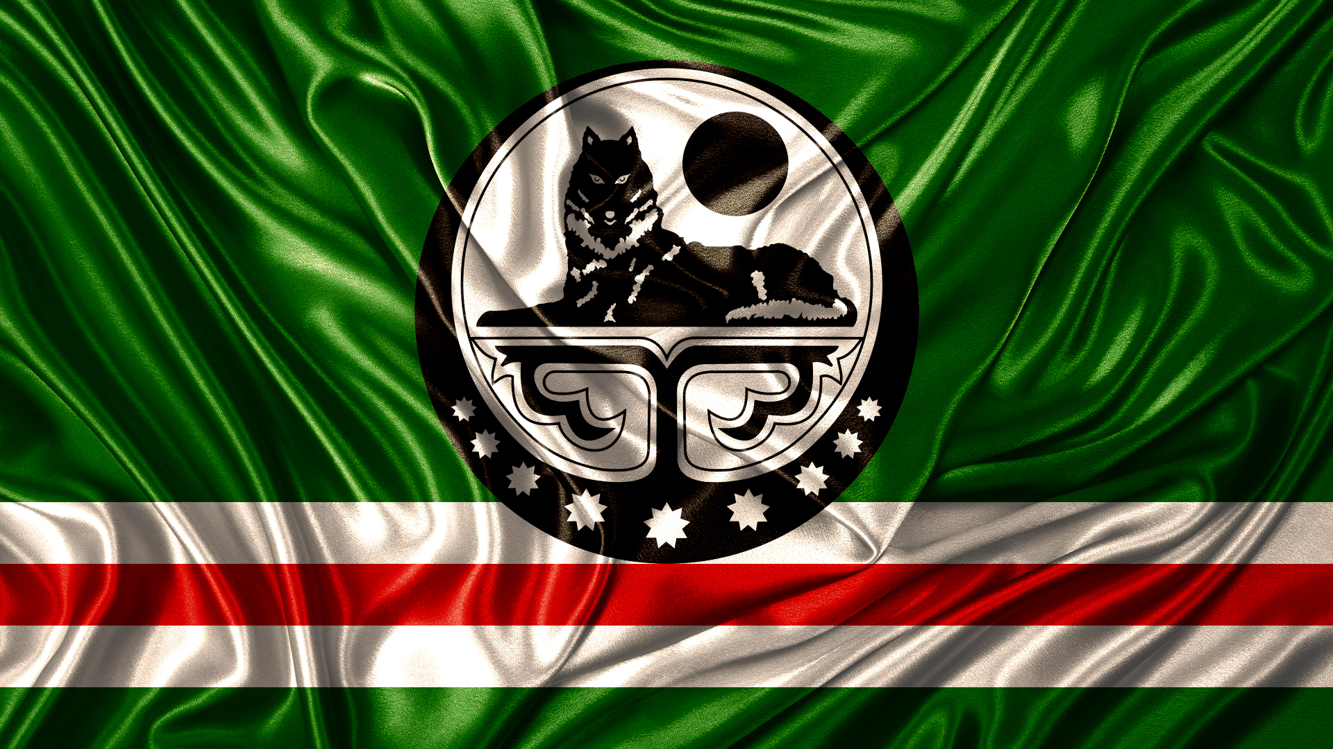 750083 Hintergrundbild herunterladen verschiedenes, flagge von tschetschenien - Bildschirmschoner und Bilder kostenlos