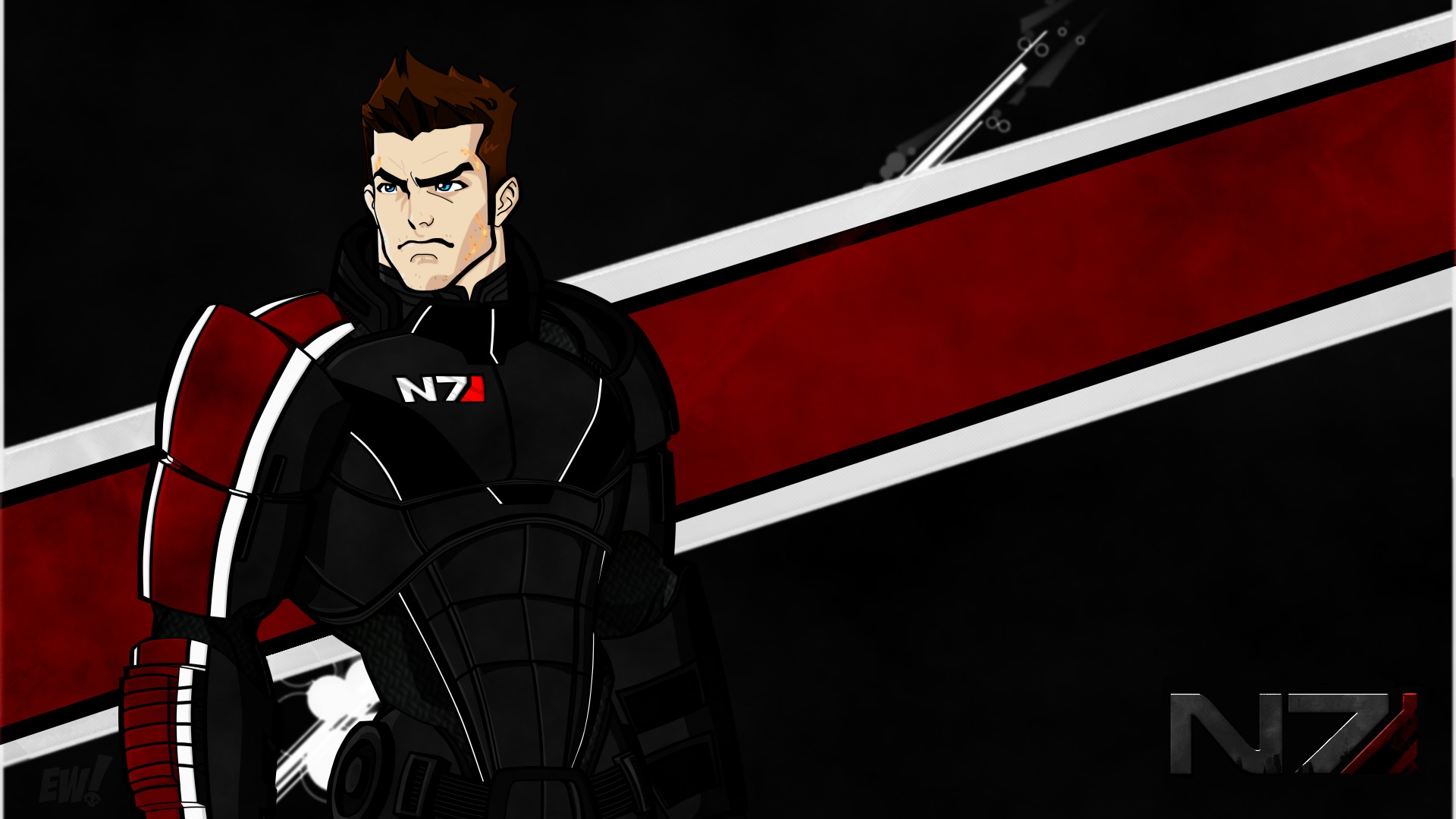 Baixar papel de parede para celular de Comandante Shepard, Mass Effect, Videogame gratuito.