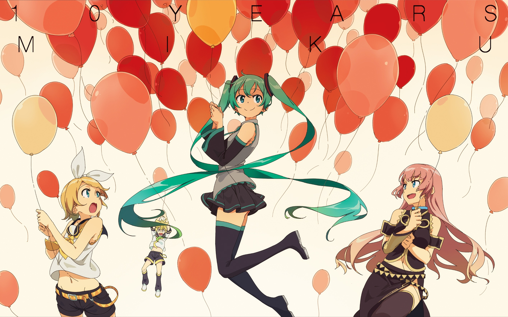 Descarga gratuita de fondo de pantalla para móvil de Vocaloid, Luka Megurine, Animado, Hatsune Miku, Rin Kagamine, Len Kagamine.